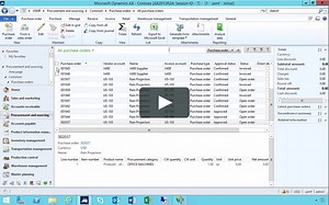 Purchase order journal type