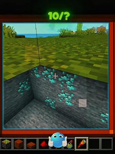 Minecraft Bugrock X-ray Glitch 🧐 #minecraft #minecraftshorts #minecraftxray #minecraftbuilds