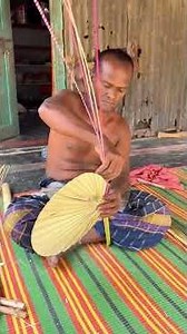 Making a Palm Leaf Hand Fan Step by Step Full Process.😱😍