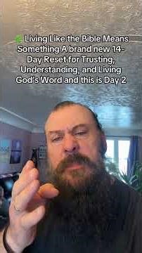 🌿 Living Like the Bible Means Something - A 14-Day Reset - Day2