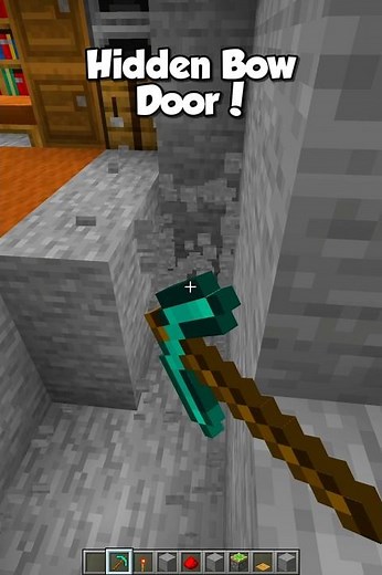 Minecraft Hidden Bow Door! 😳