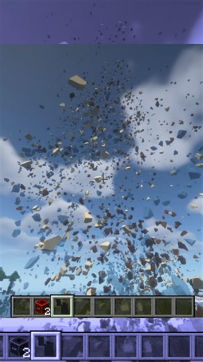 Minecraft Realistic Explosion💥|🤯