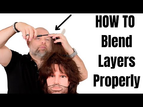 How to Blend Haircut Layers - TheSalonGuy