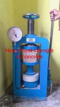 How to test strength of concrete|| concrete ka compressive strength || #viral #trending #ytshorts