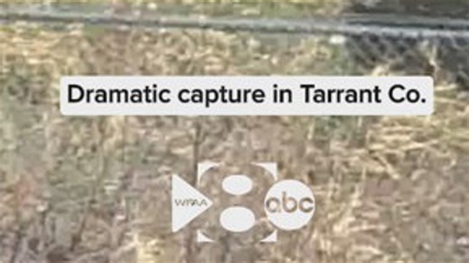 Dramatic capture of an escaped inmate in Tarrant County