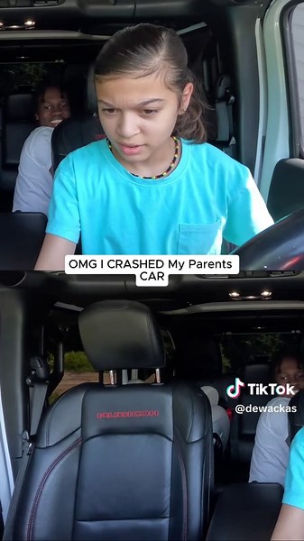 OMG I CRASHED My Parents CAR #fyp #viral #drama #foryour #foryoupage | Family Car