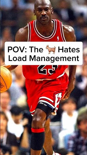 Michael Jordan Insights To Excellence: Load Management Today #michaelJordan #NBA