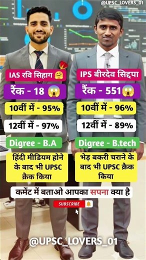 IAS ravi shiyag vs IPS Birdev siddapa 🔥 UPSC topper 2024 #upsc #lbsnaa #ias #ips #motivation #dm
