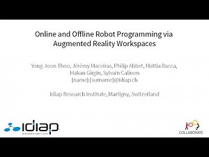 Online and Offline Robot Programming via Augmented Reality Workspaces