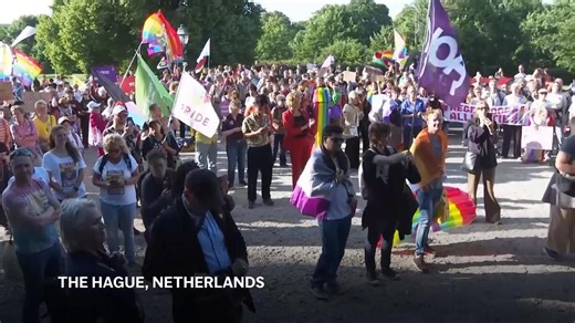 LGBTQ union protests participation of US President Donald Trump, Hungarian Prime Minister Viktor Orbán in NATO summit