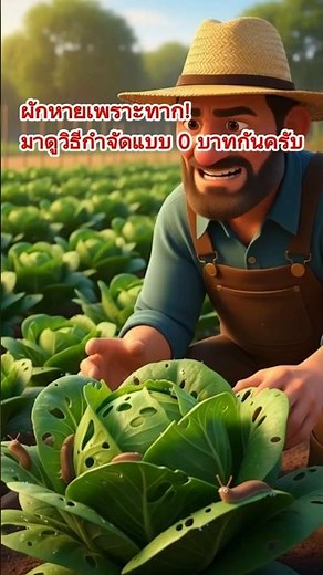 วิธีกำจัดหอยทาก-ทากลิ้นหมา งบ 0 บาท! ผักไม่แหว่งอีกต่อไป 🐌🚫