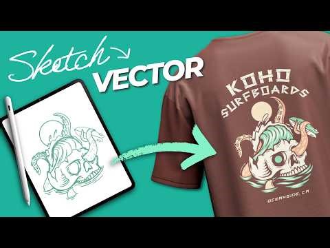 Let's create some T-shirt designs for a client, step by step (process, files, everything)