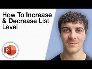 How To Increase & Decrease List Level in Powerpoint [2025 Full Guide]
