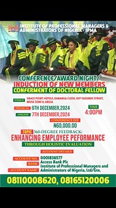 National Conference of the Institute of Professional Managers and...