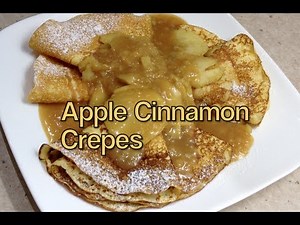 Apple Cinnamon Crepes Thermochef video recipe cheekyricho