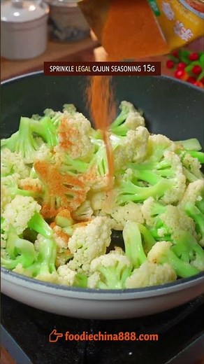 EASY STIR-FRIED CAULIFLOWER RECIPE #recipe #cooking #chinesefood #cauliflower #vegetables