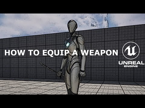 How to Equip a weapon in Unreal Engine 5 (easy)