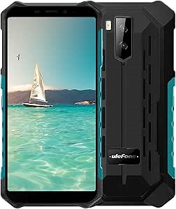 Ulefone Rugged Phone Unlocked Armor X9 Pro, Android 11 Octa-core 4GB + 64GB IP68 Waterproof Cell Phone, 13MP Triple Camera 5.5" HD+ Screen 5000mAh Battery Dual SIM 4G Rugged Smartphone GPS NFC OTG