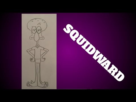 How to Draw squidward from SpongeBob squarepants || step by step|| youtubevideo