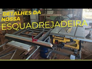 Homemade panel saw with a DeWalt DW745 saw blade, showing details #diy #tools #dewalt