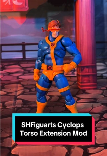 Modding the SHFiguarts Cyclops with a new torso peg to make him taller! One criticism of SHF Cyclops was that he is too short. But with this new torso extension mod, SHF Cyclops is now more in scale with other Marvel Legends and Mafex action figures. I think this torso extension mod now makes SHFiguarts Cyclops my best definitive Cyclops action figure! I got this torso peg from PVC Bakeshop. #shfiguarts #cyclops #actionfigures #xmen #figtok