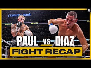 Jake Paul KNOCKS DOWN Nate Diaz, Wins By Unanimous Decision I FULL FIGHT RECAP I CBS Sports