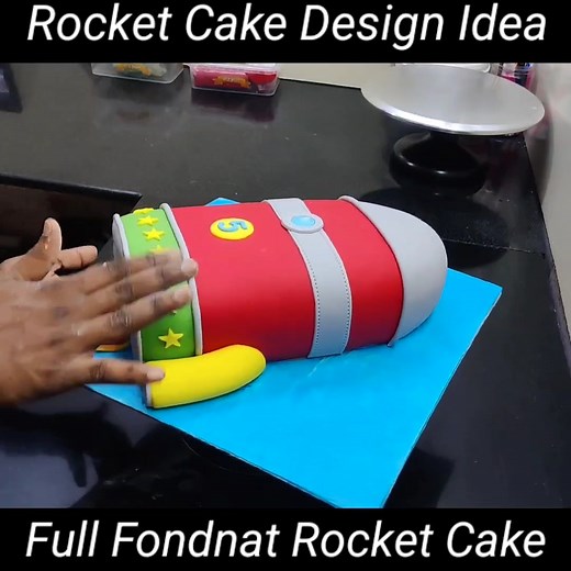 How To Make A Rocket Ship Cake | Rocket Cake Design | Rocket Cake Tutorial | Sunil Cake Master