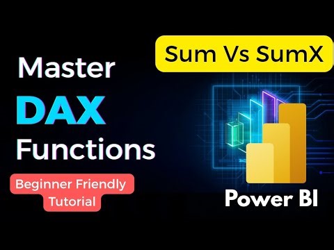 🚀 SUM vs SUMX in Power BI DAX | DAX Functions Explained