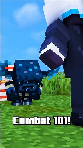 Teaching a Warden How To FIGHT in Minecraft! #shorts