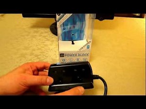 Masterplug Surge Protected Power Block with USB Charging & 4 Sockets - 2m Lead - SRGDU42PB-MP