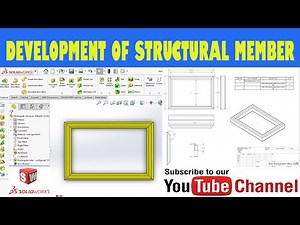 Development of Structural Member or Structural Design in Solidworks | Solidworks Tips & Tricks