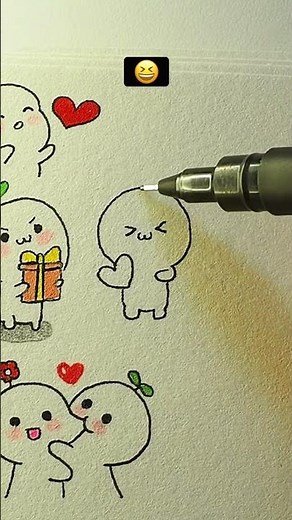 😆 Easy to draw #drawing #cute #cute