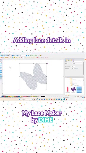 Ready to take your lace to the next level? ✨ In this final step, we’re decorating your lace design using the Design Library in My Lace Maker. Add as many design elements as you wish; it’s all about creativity and making each piece uniquely yours. ⁠ ⁠ #MyLaceMaker #MachineEmbroidery #EmbroiderySoftware #LaceDesign | DIME by OESD