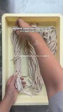 Did you know? The best Udon is made with feet. How to make Japanese cold beef udon(Full recipe)