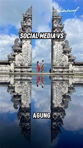 Instagram vs Reality Bali Social Media vs Reality #shorts