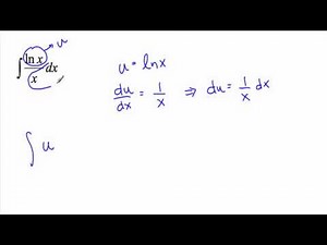 U Substitution with logarithms
