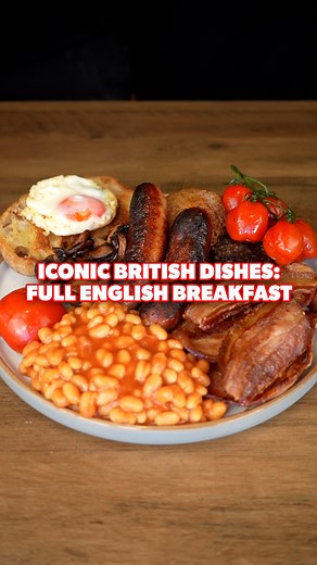 64K views · 601 reactions | Iconic British Dishes Episode 15: Full English Breakfast #foodie #food #recipe #cooking #funny #funnyreels #comedy #reelsfypシ #reelsviralシ #viralvideo #virals #trend #trendingreels #fypシ゚ #fy #foryoupageシ #british #fullenglishbreakfast #englishbreakfast | Chef Lingo | Facebook