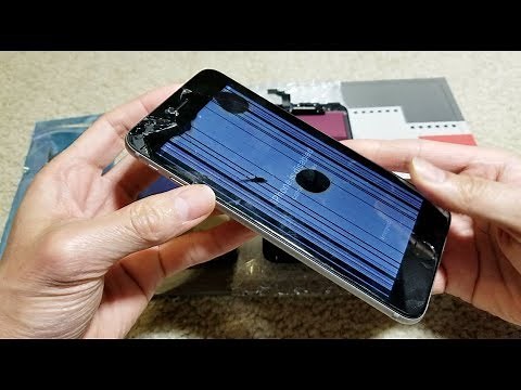How I Fix iPhone Flickering Blinking Lines Bad & Cracked Display! 1 20 2019