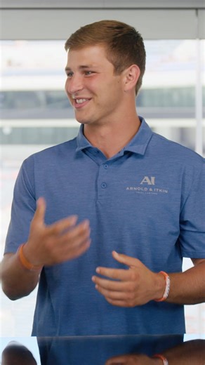 Michael Taaffe just wanted to watch Disney Channel as a kid, but his older brothers had other plans: football 24/7. Guess they knew what it takes to make it to D1! Watch his full interview on YouTube. | Arnold & Itkin LLP