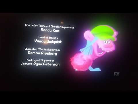 Dreamworks Trolls (2016) End Credits (FX 2020)