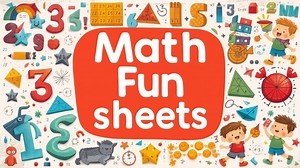 Math Fun Sheets - Druckbares Aktivitätspaket für Kinder (4-7 Jahre) - Etsy.de