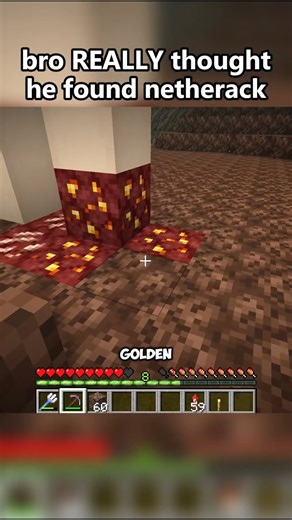 You're hunting for Netherrack for hours...🤯