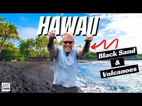 HAWAII BIG ISLAND! Volcanoes National Park and Punalu'u BLACK SAND BEACH!! (NCL Pride of America)