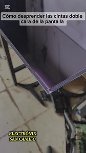 Como remover la cinta doble cara en las pantallas de tv fácil y sencillo Créditos: Electronik Batam #relsviralシ #reelsfbシ #communitysupport #Electrico #electronics #hidraulicos #LCD #televisores #Pantallas #reparaciondetelevisores #electronica | Electrónik San Camilo