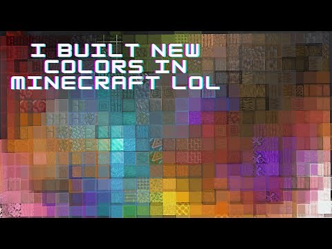 Using IMPOSSIBLE Colors in Minecraft to Make Layered Gradients