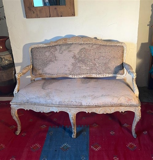 Antique French Louie XV Period Settee - Etsy