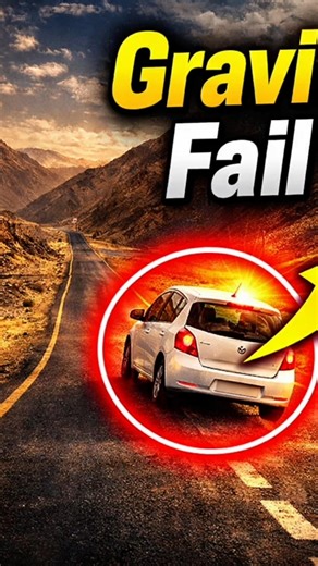 “Gravity Fail 😱“Impossible Road”#facts #indiafacts #ladakh #magnetichill #mystery #amazingfacts