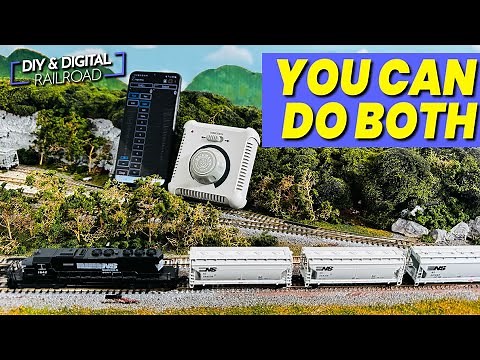 You CAN run DC and DCC Trains on the same layout.