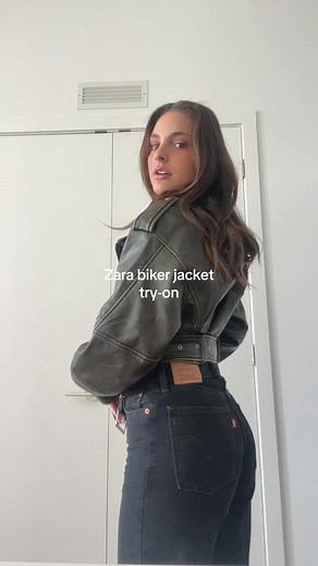 Zara Biker Jacket Try-On Review