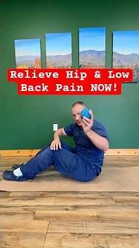 Relieve Hip & Low Back Pain NOW | Gluteus Medius Trigger Point Release with Ball